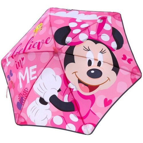 зонт-трости disney для девочки, розовый