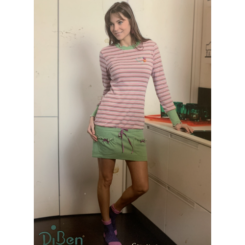 женское платье макси diben, зеленое