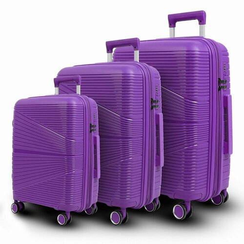женский чемодан mironpan, фиолетовый