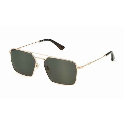 мужские солнцезащитные очки police, золотые