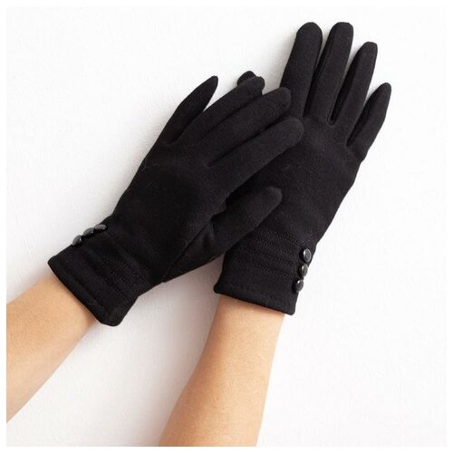 женские перчатки теропром, черные
