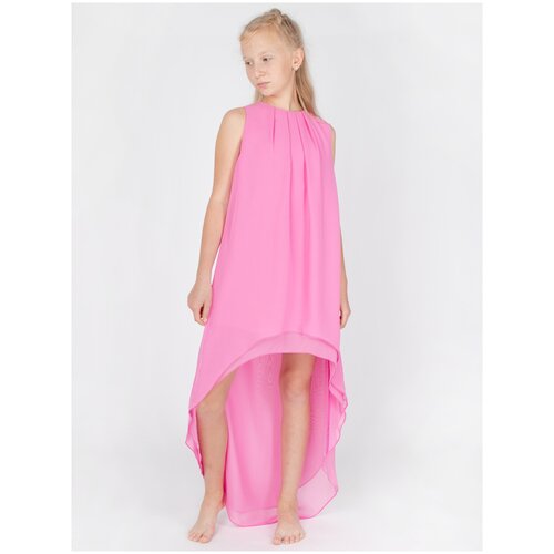 платье макси orini для девочки, розовое