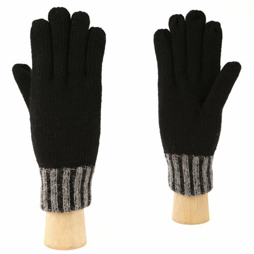 мужские вязаные перчатки fabretti, черные