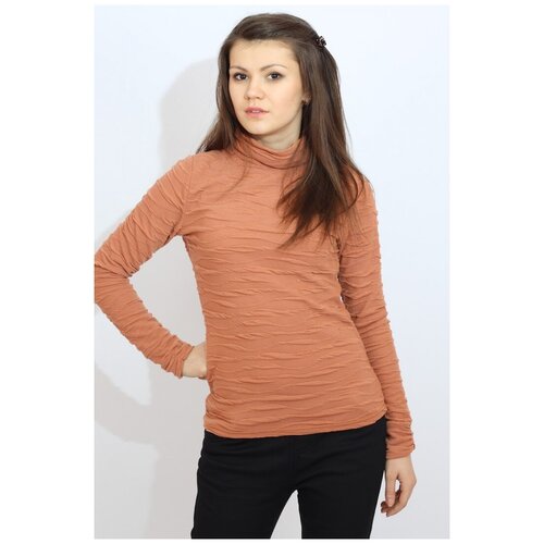 женский свитер удлиненные kokette, коричневый