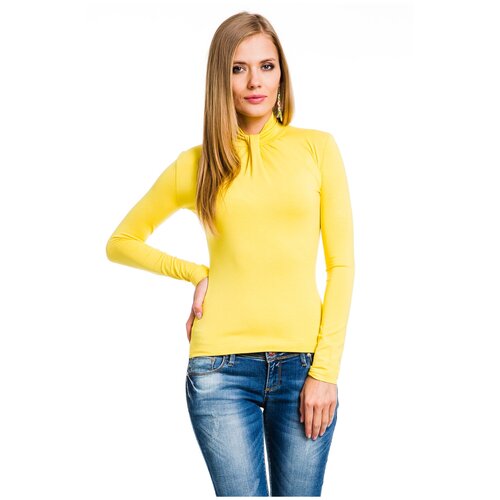 женский свитер удлиненные mondigo, желтый