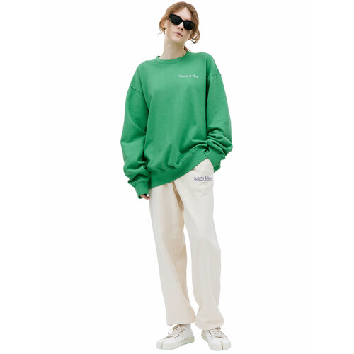 женский свитшот sporty & rich, зеленый
