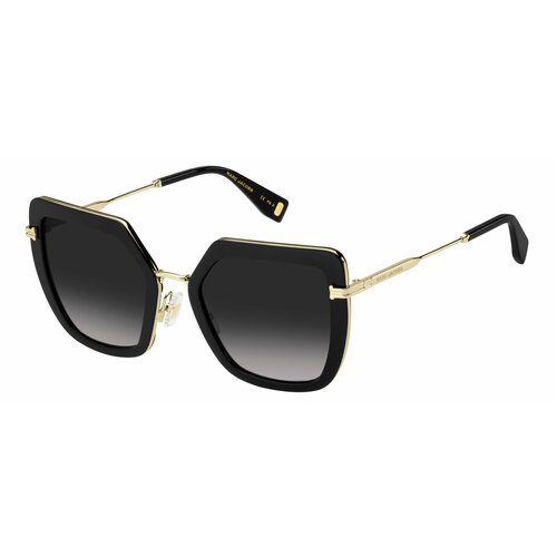 женские квадратные солнцезащитные очки marc jacobs, золотые