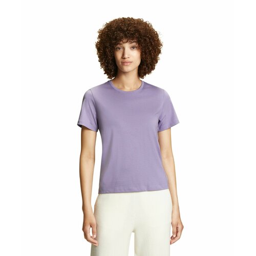 женская футболка с круглым вырезом falke, фиолетовая