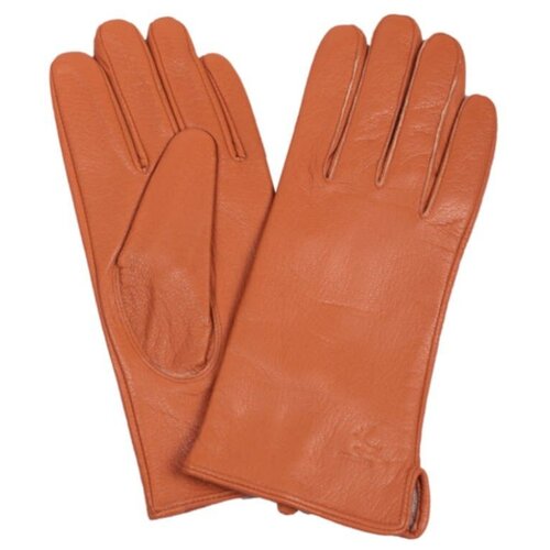 женские кожаные перчатки ploneer, оранжевые