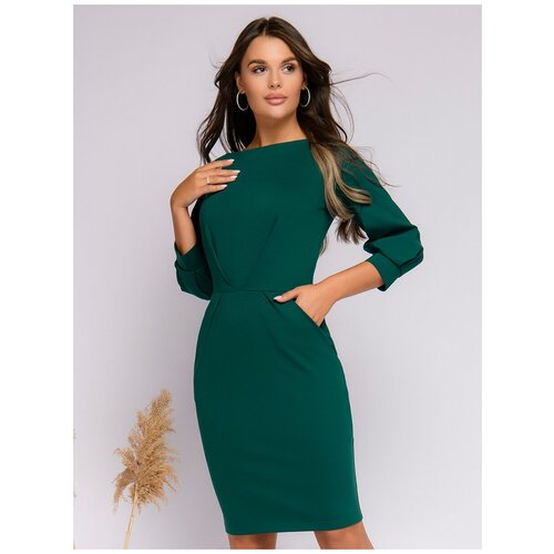 женское платье-футляр 1001dress, зеленое