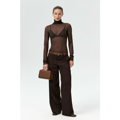 женский свитер удлиненные fashion rebels, коричневый