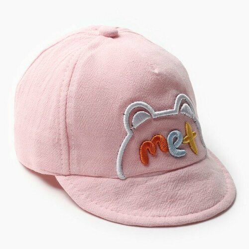 кепка minaku для девочки, розовая