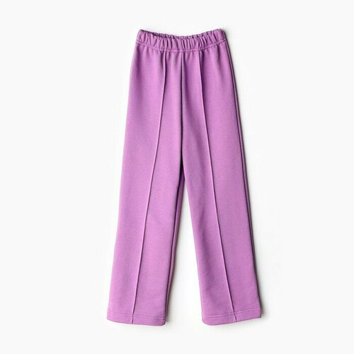 брюки клеш minaku для девочки, фиолетовые
