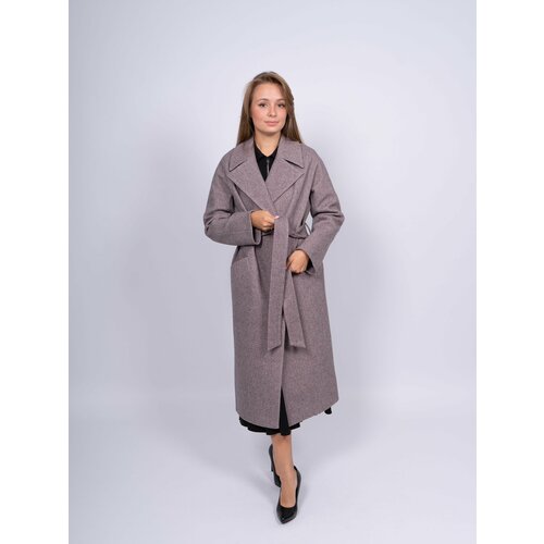 женское шерстяное пальто 365 clothes, коричневое