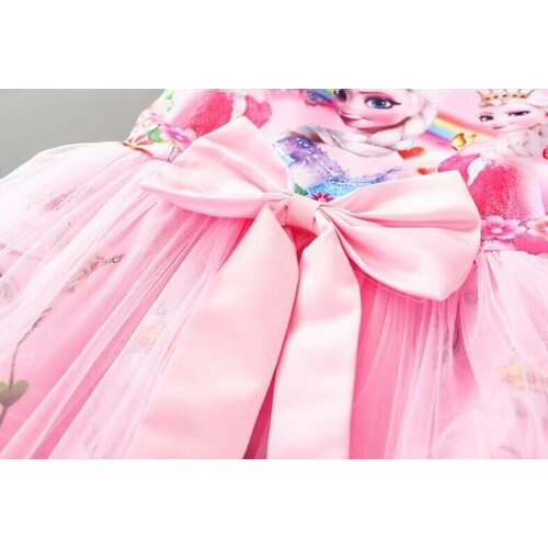 нарядные платье disney для девочки, розовое
