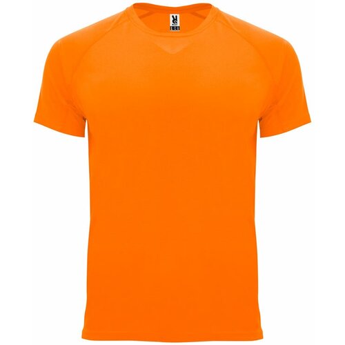 мужская футболка с коротким рукавом roly, оранжевая