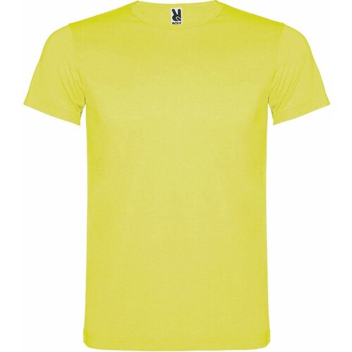 мужская футболка с коротким рукавом roly, желтая