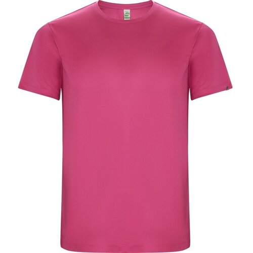 мужская футболка с коротким рукавом roly, фиолетовая