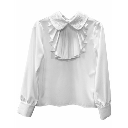 блузка letty для девочки, белая