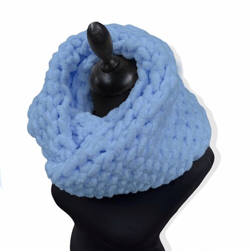 женский шарф babygood, голубой