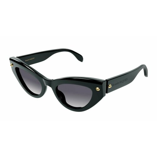 солнцезащитные очки alexander mcqueen, черные
