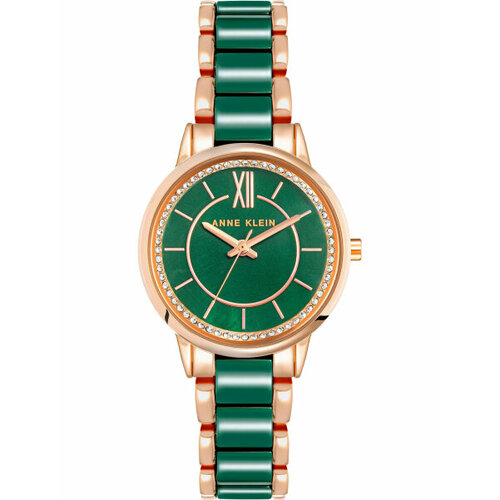 женские часы anne klein, зеленые