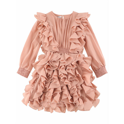 платье y-clu’ для девочки, розовое