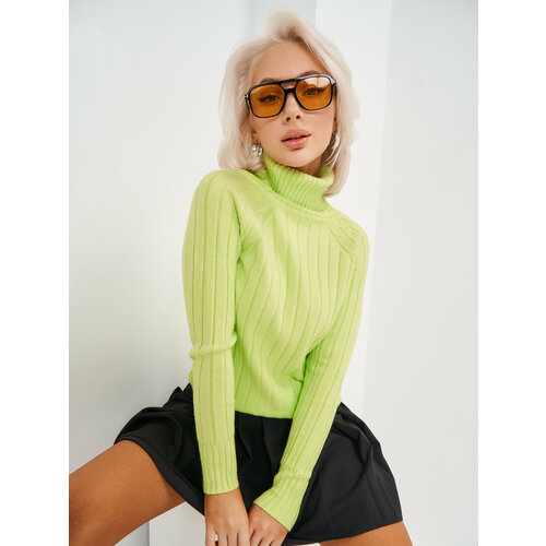 женский свитер удлиненные abby, зеленый