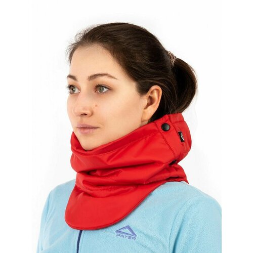 женский шарф novatex russian gear, красный