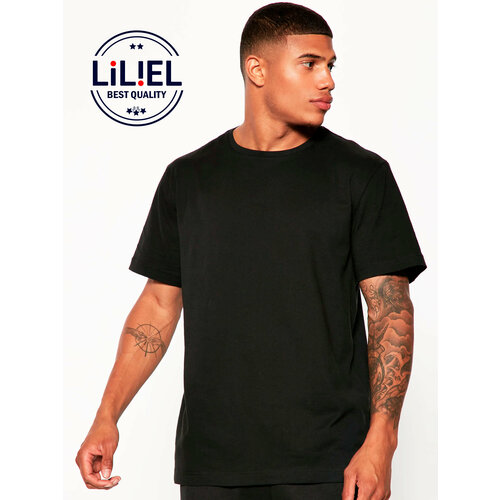 мужская футболка liliel, черная