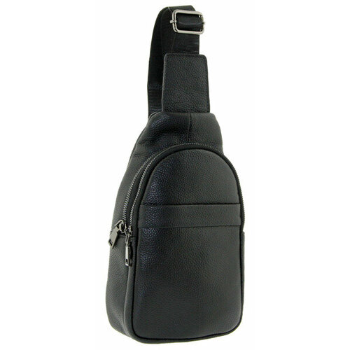 мужской кожаные рюкзак lemoor, черный
