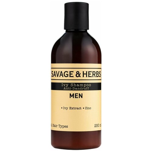 мужской шампунь savage&herbs