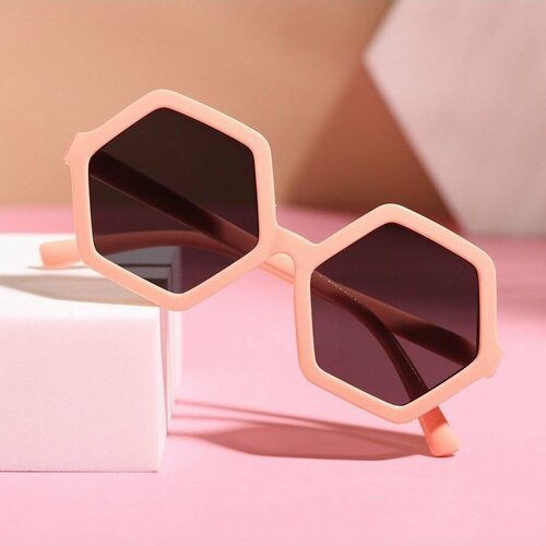 солнцезащитные очки маскапати для девочки, оранжевые