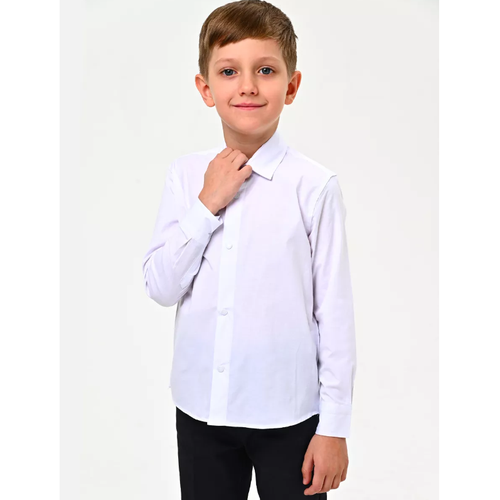 рубашка с длинным рукавом cegisa для мальчика, белая