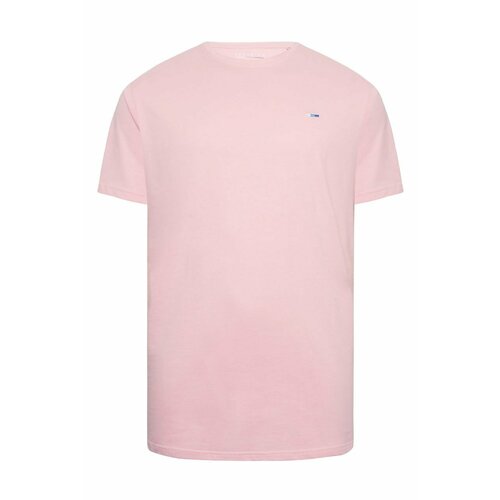 мужская футболка с коротким рукавом badrhino, розовая