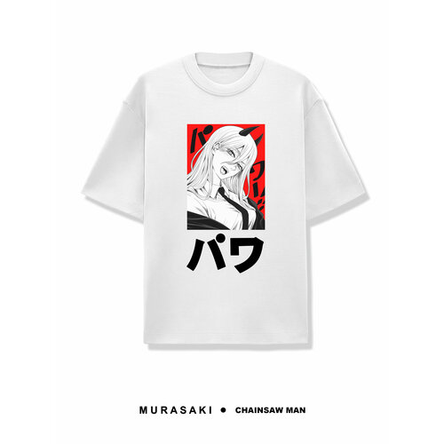 мужская футболка murasaki, белая