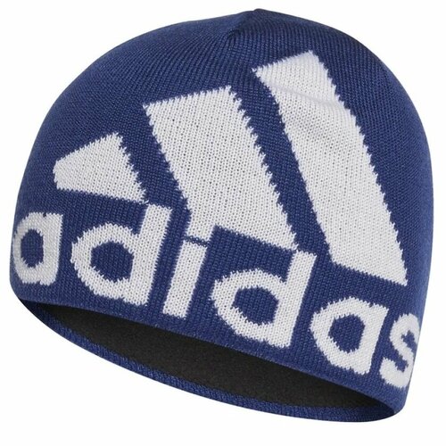 мужская вязаные шапка adidas, синяя
