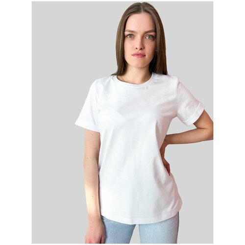 женская футболка с коротким рукавом milmish, белая