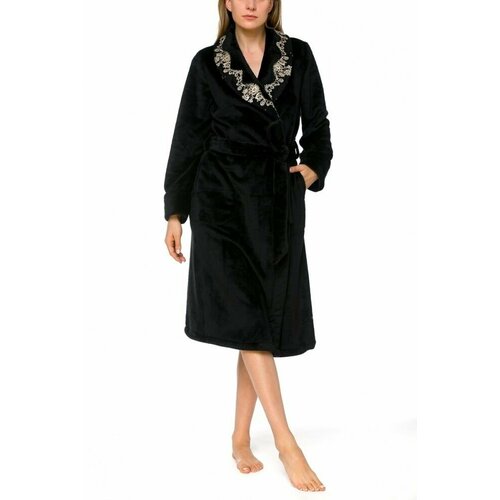 женский халат lunaretta, черный