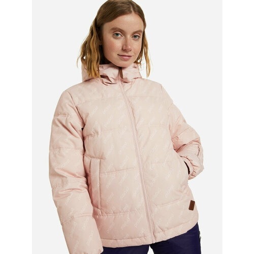 женская сноубордические куртка protest, розовая