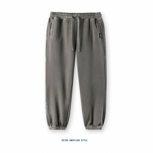 мужские брюки джоггеры abercrombie & fitch, серые