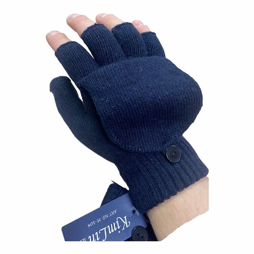 мужские перчатки kim lin, синие