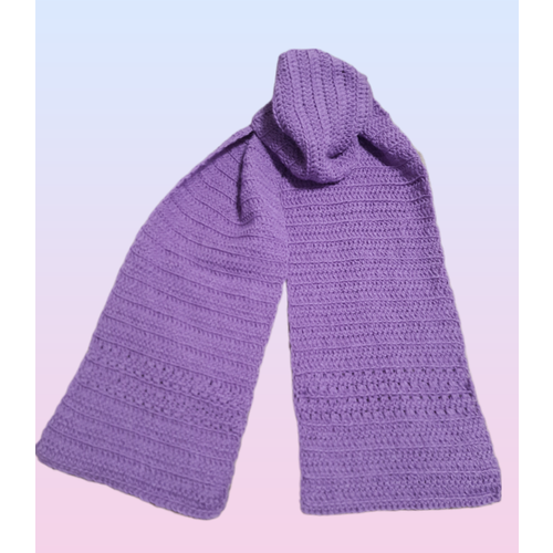 женский шерстяные шарф тихонова н.г, фиолетовый