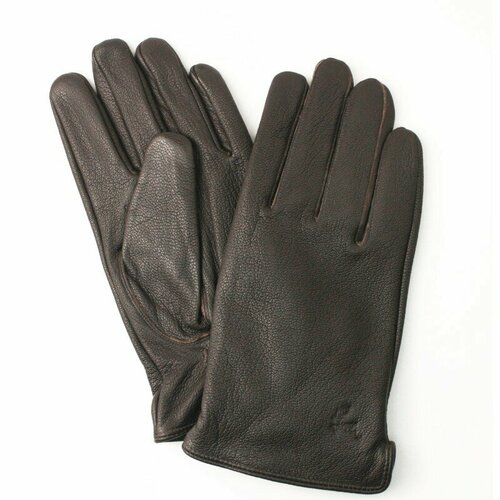 мужские кожаные перчатки ploneer, коричневые