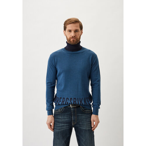 мужской свитер удлиненные bikkembergs, синий