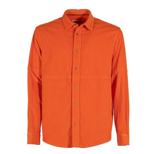 мужская рубашка bikkembergs, оранжевая