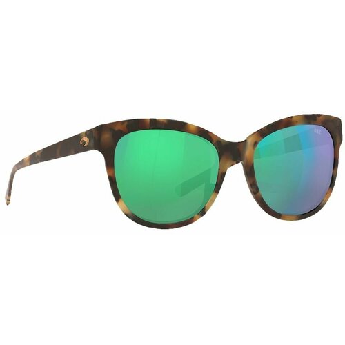 женские солнцезащитные очки costa del mar, зеленые