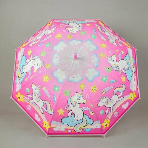 зонт китай для девочки, розовый