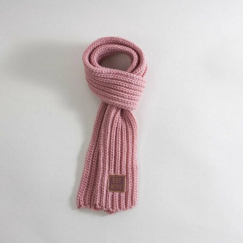 женский вязаные шарф нет бренда, розовый