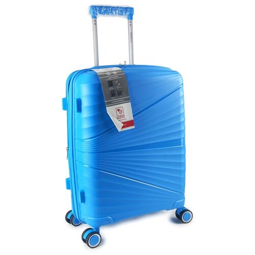 чемодан blezer, голубой